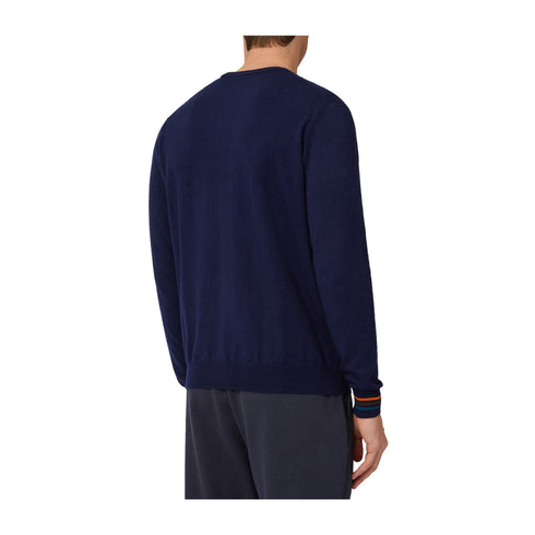 HARMONT & BLAINE Pullover Maglia Uomo fantasia Argyle Blu arancio A24 - HARMONT & BLAINEHRM659030788 - 836 - M - Francavilla Moda